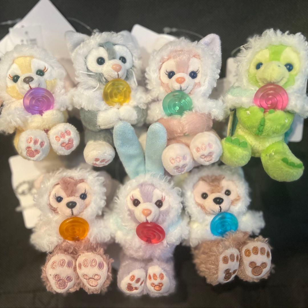 ぬいぐるみチャーム ダッフィー＆フレンズのホワイト・ウィンター