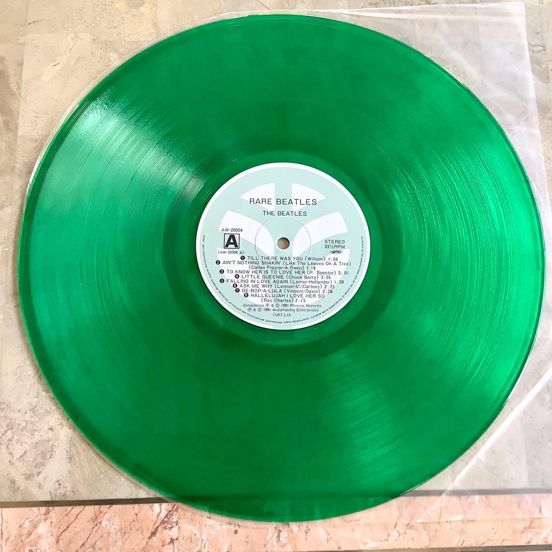 レア!レコード新品! 完全限定発売 極初期プレス ビートルズ グリーン