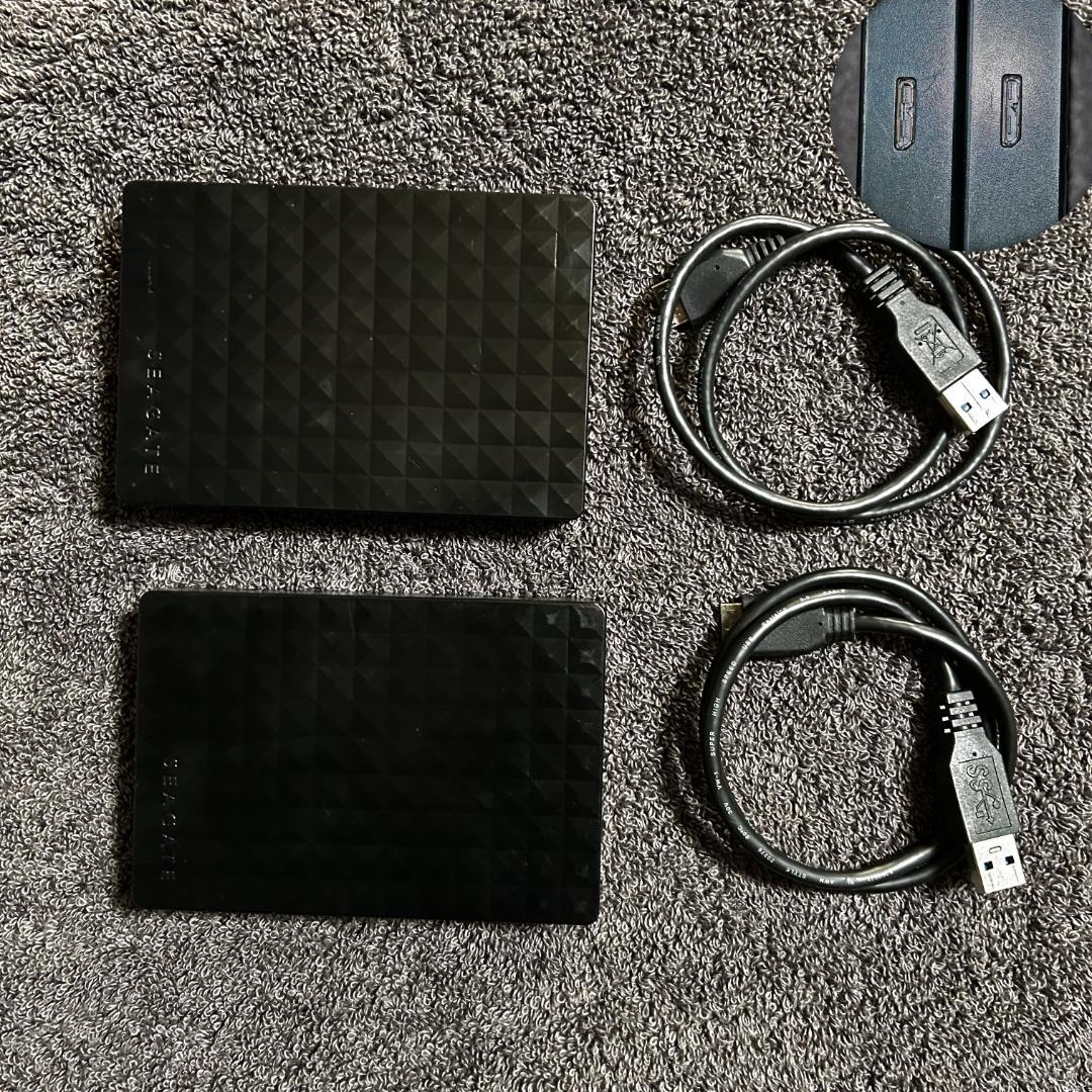Seagate 外付け 4TB ポータブルHDD 2台セット 楽天市場】Seagate シーゲイト Expansion ポータブル 2.5インチ