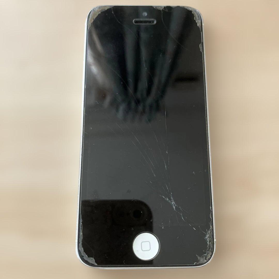 iPhone 5 32GB 画面割れ有 初期化済 アクティベーションロック解除済