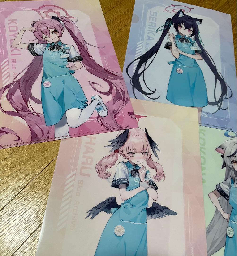 ブルーアーカイブ クリアファイル6枚セット - メルカリ