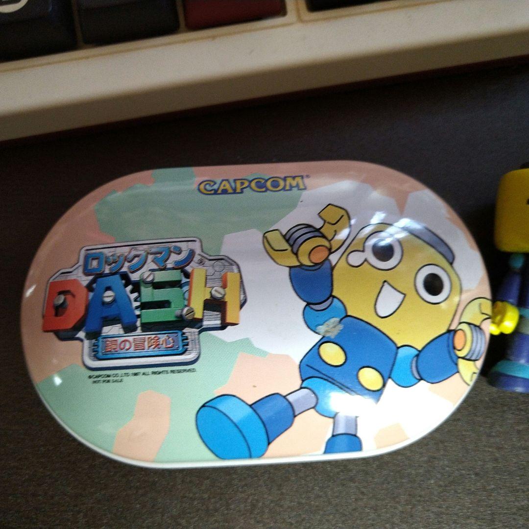 ロックマンDASH バンドエイド 缶 コブン フィギュア