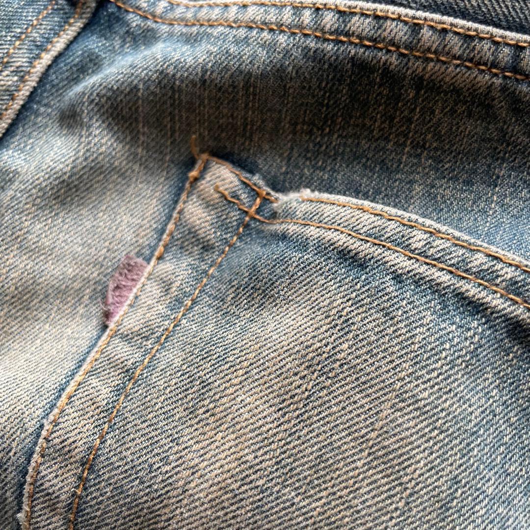 アディクトクローズ USED加工 デニム ジャンプスーツ オールインワン