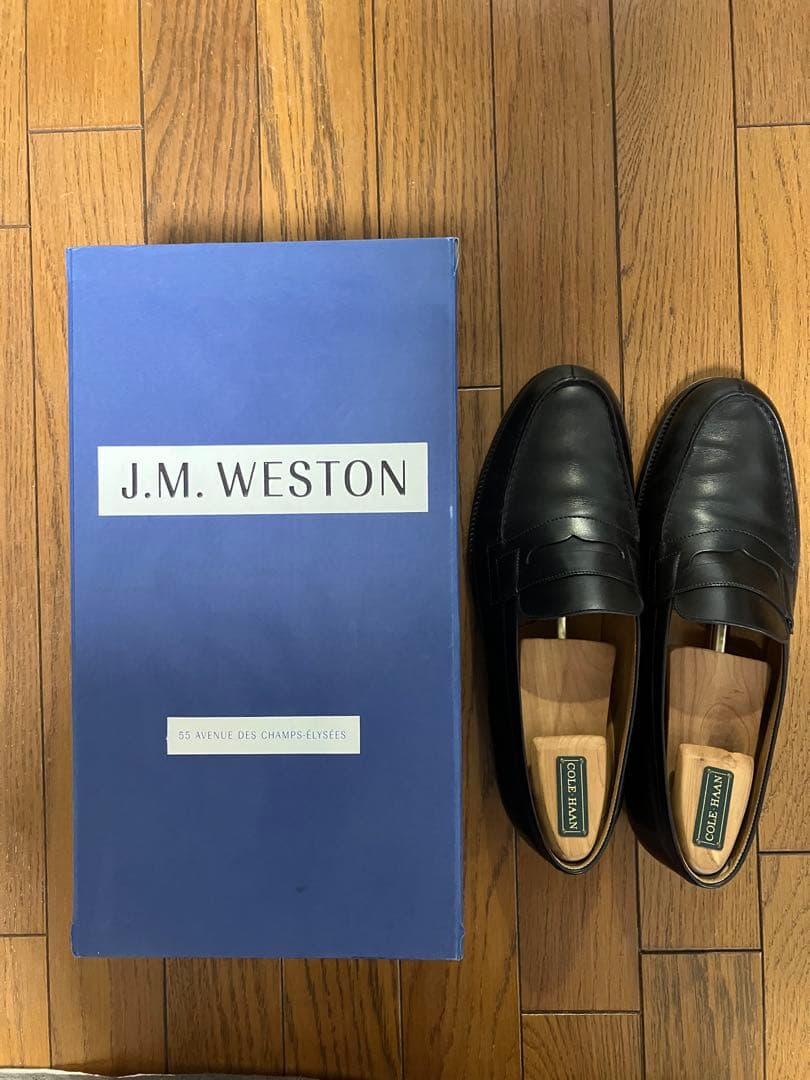 J.M.WESTON 180 7.5C ローファー Black