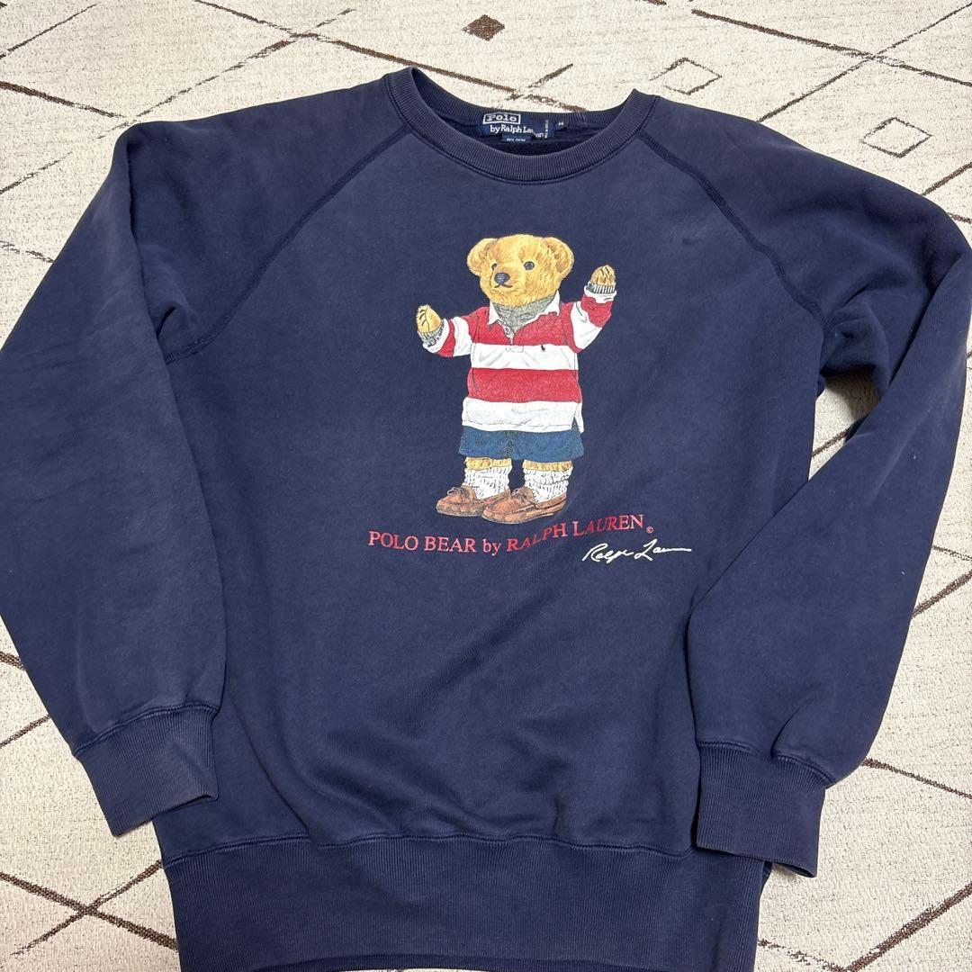 ラルフローレン 90s ポロベア スウェット トレーナー 美品 ビンテージ