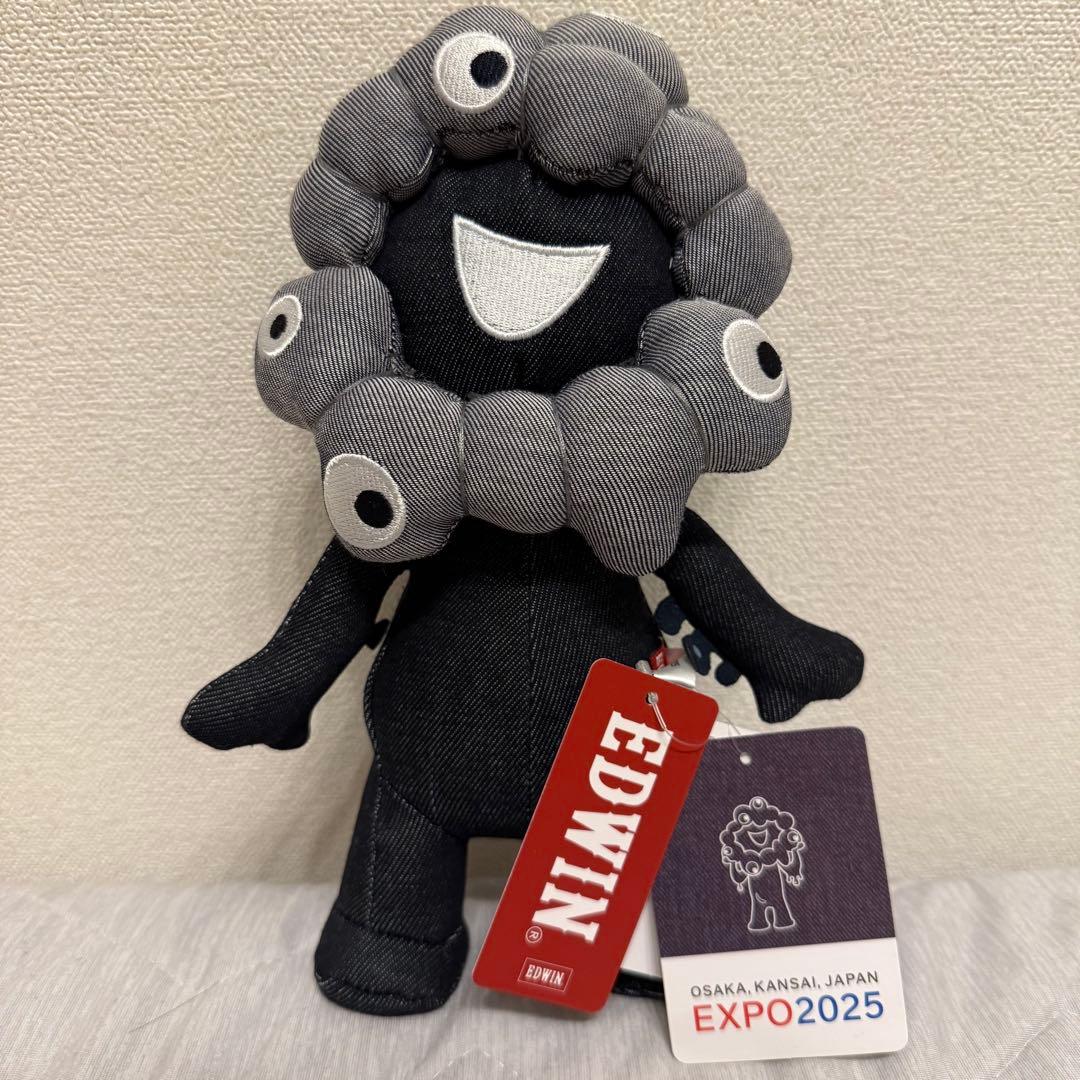 新品タグ付き】 ミャクミャク EDWIN エドウィン ぬいぐるみ - メルカリ