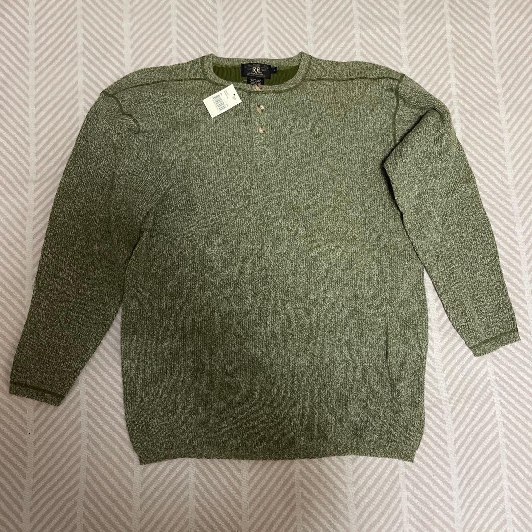 新品未使用 デッドストック RRL 三つ星 ハーフボタンニット XL - メルカリ