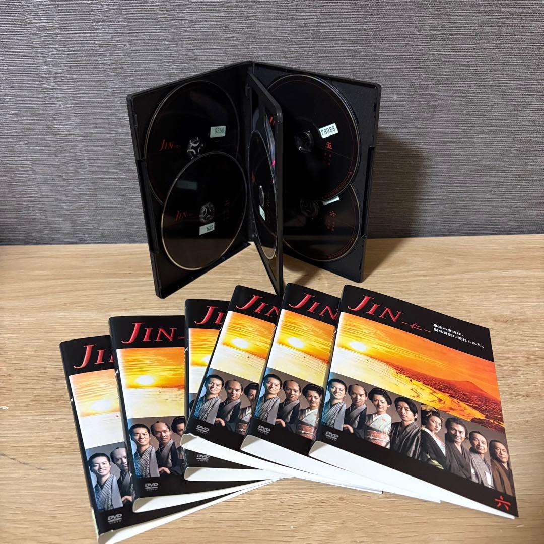 【新品ケース】DVD 「JIN -仁-」 １期＋２期 全巻 大沢たかお 中谷美紀