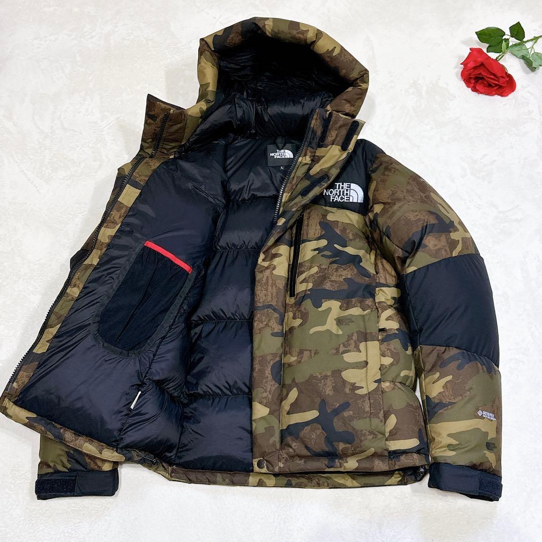 新品同様✨　ノースフェイス　バルトロライトジャケット　カモフラ　迷彩　L ザノースフェイス バルトロライトジャケット L 迷彩 ゴアテックス YKK