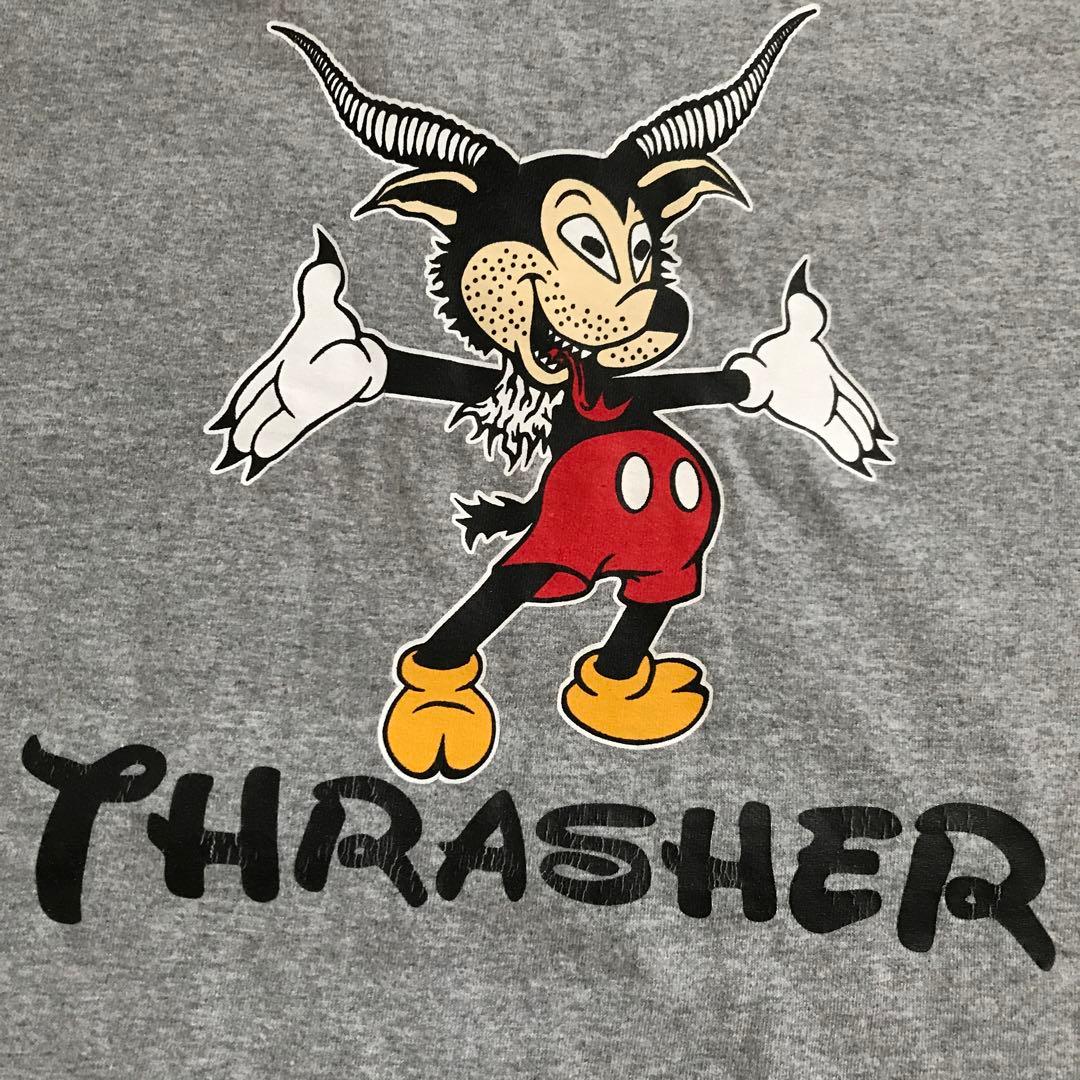 激レア サタンミッキー THRASHER スラッシャー Tシャツ 悪魔 発禁