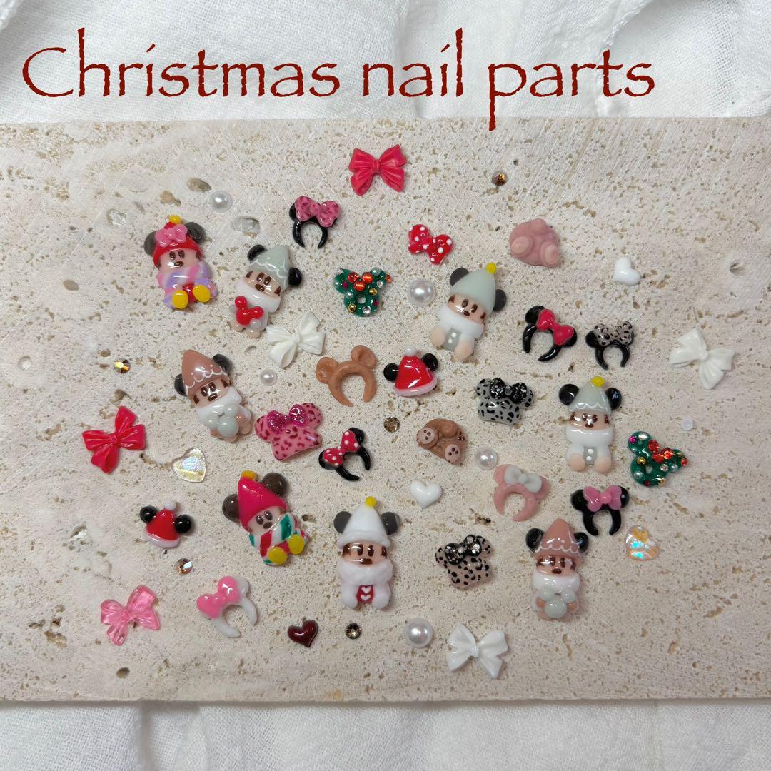 【即日発送可】クリスマスディズニー　3dネイルパーツ　【オーダーページ】 🎄❤️🎄💚❄️ #ネイル #ネイルデザイン #ネイルパーツ #3dネイル