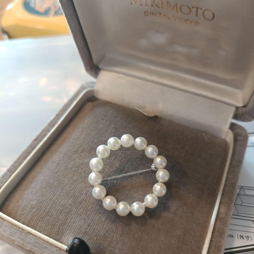 ミキモト ブローチ パール サークル フォーマル 箱なし～ - メルカリ