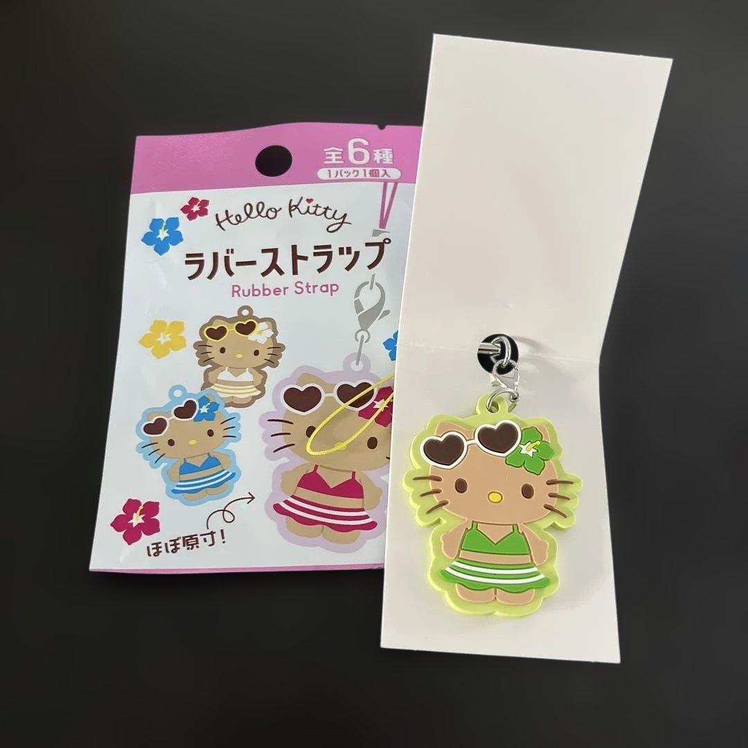 日焼けキティ ハローキティ ラバーストラップ - メルカリ