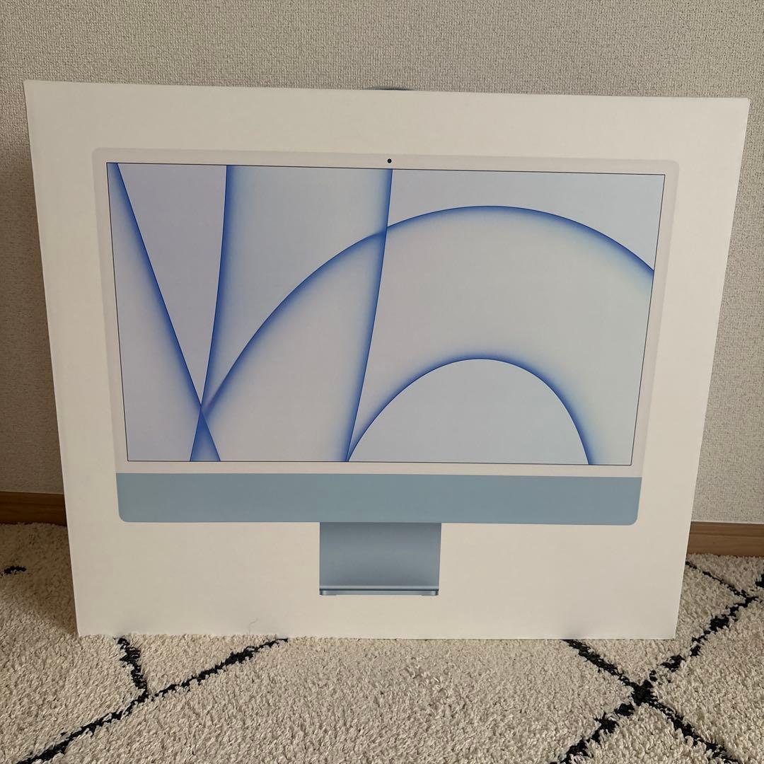 【本日限り】Apple iMac24 インチ ブルー Apple iMac 24インチ Retina 4.5Kモデル MQRQ3J/A [ブルー]/Late 2023