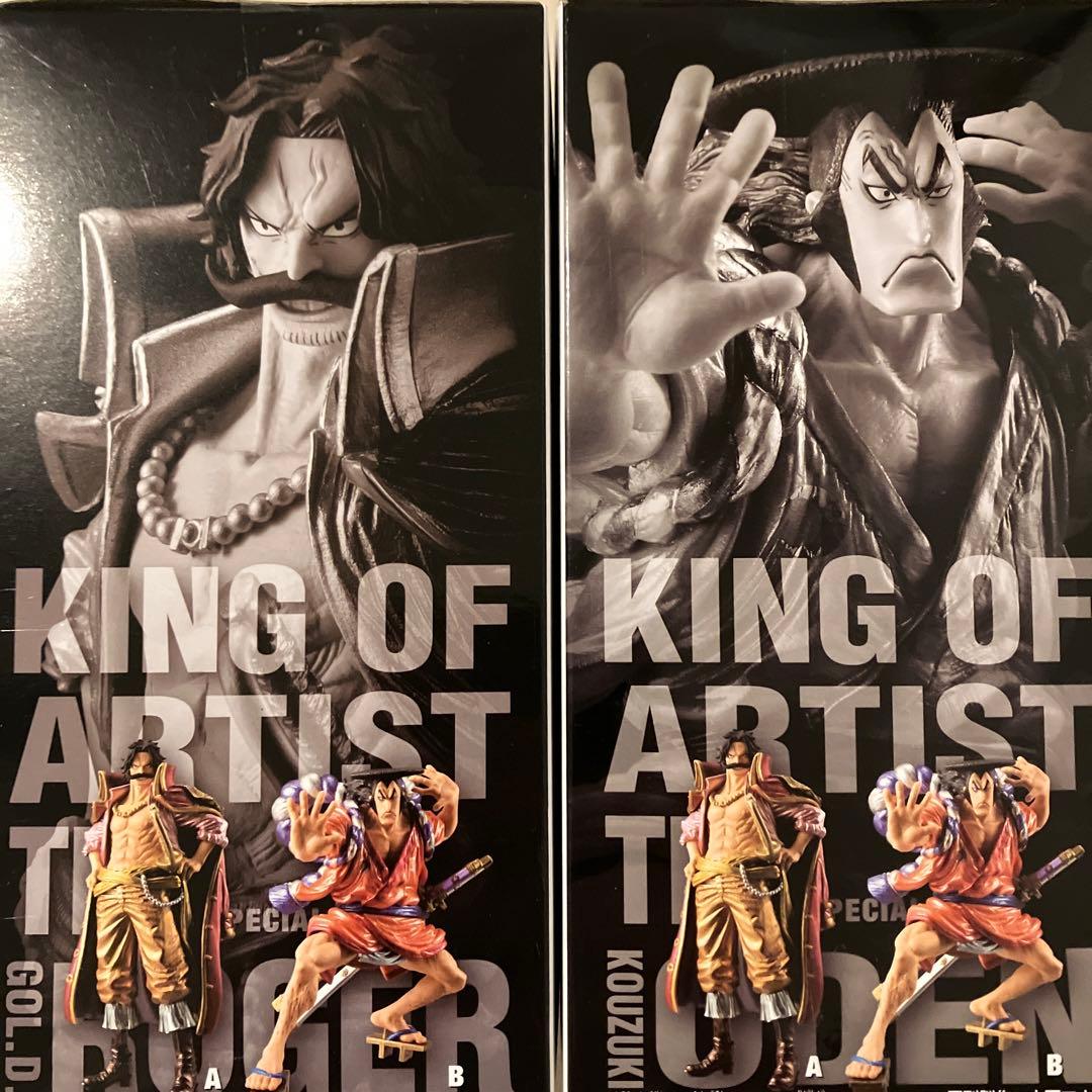 ワンピース KING OF ARTIST ロジャー 光月 おでん フィギュア - メルカリ