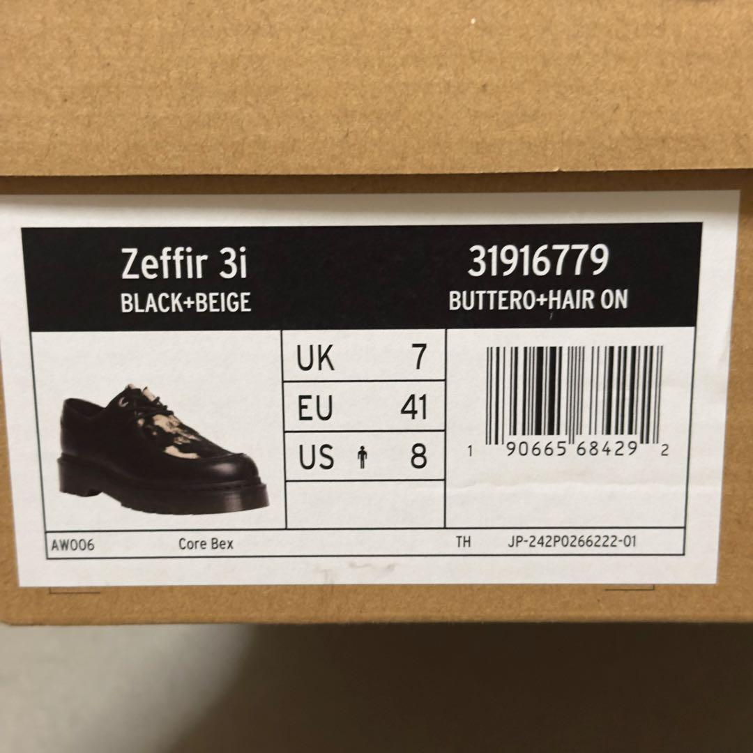 Dr. Martens ZEFFIR ブラック/カモフラージュ 3ホール UK7 - メルカリ