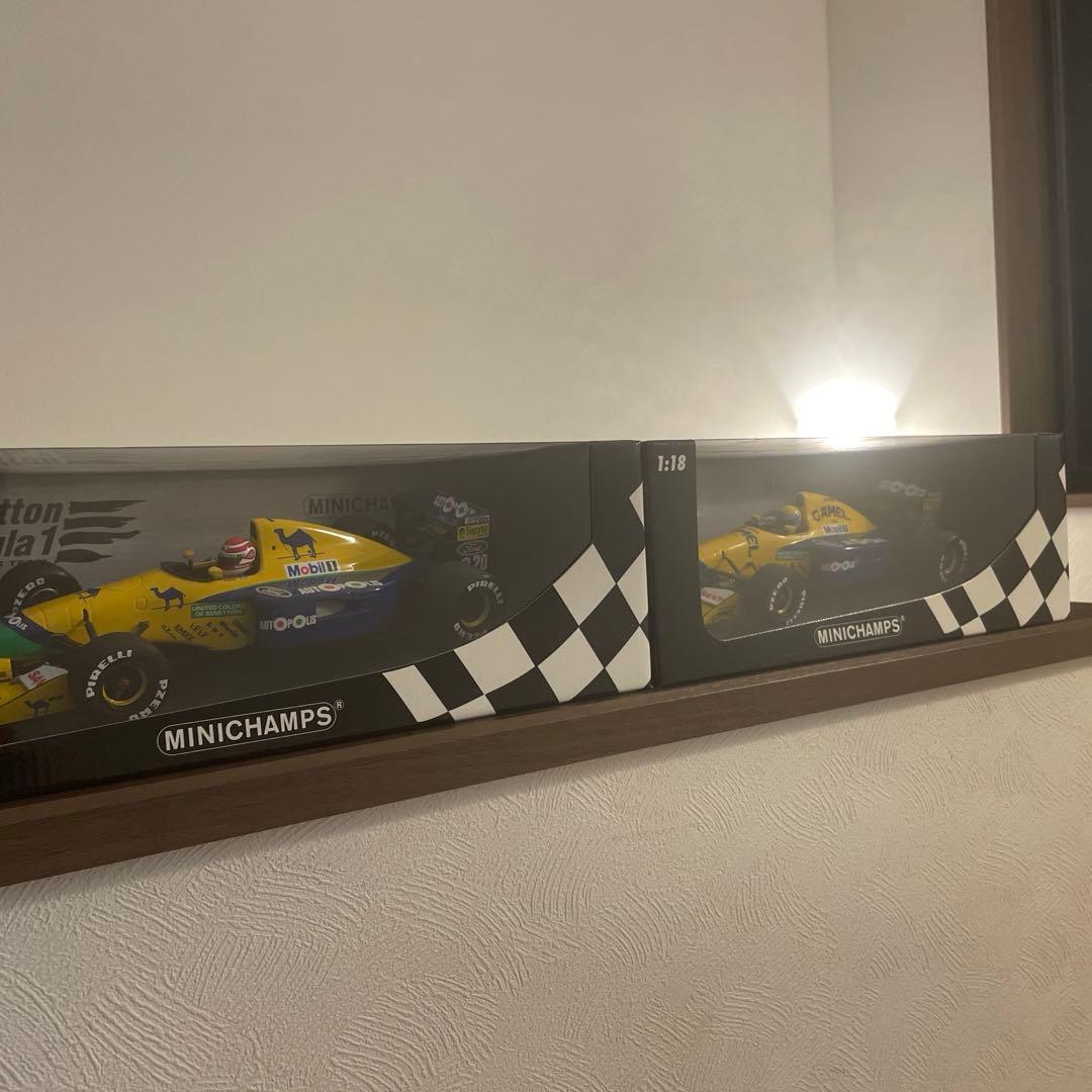 未使用 美品　ミニチャンプス1/18 ベネトン1991 R.モレノ　N.ピケ 未使用 美品 ミニチャンプス1/18 ベネトン1991 R.モレノ N.ピケ - メルカリ