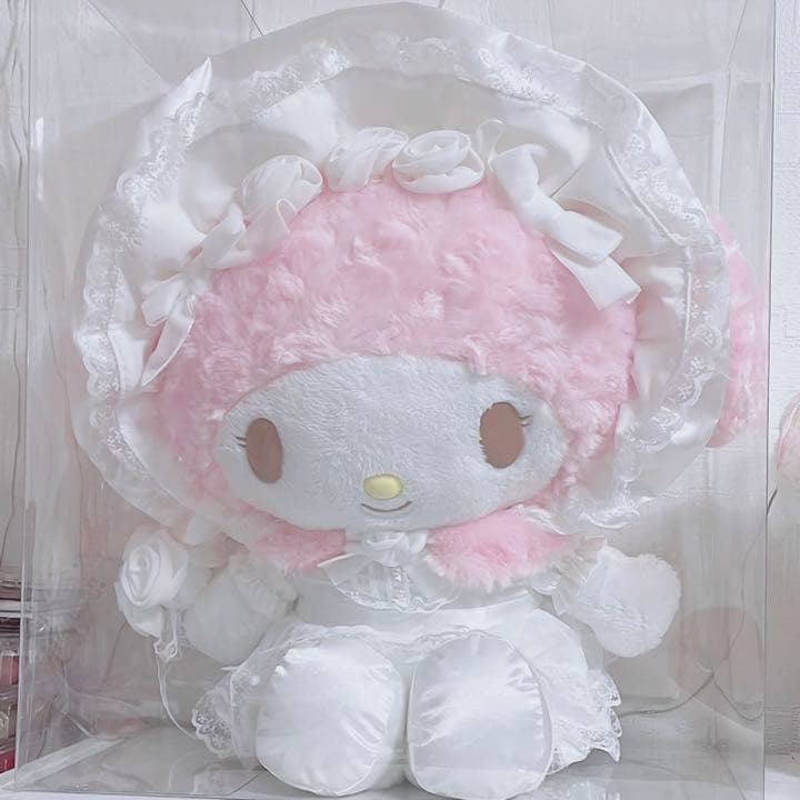 激レア】マイメロディ ぬいぐるみ DX レースデザイン ウェディング