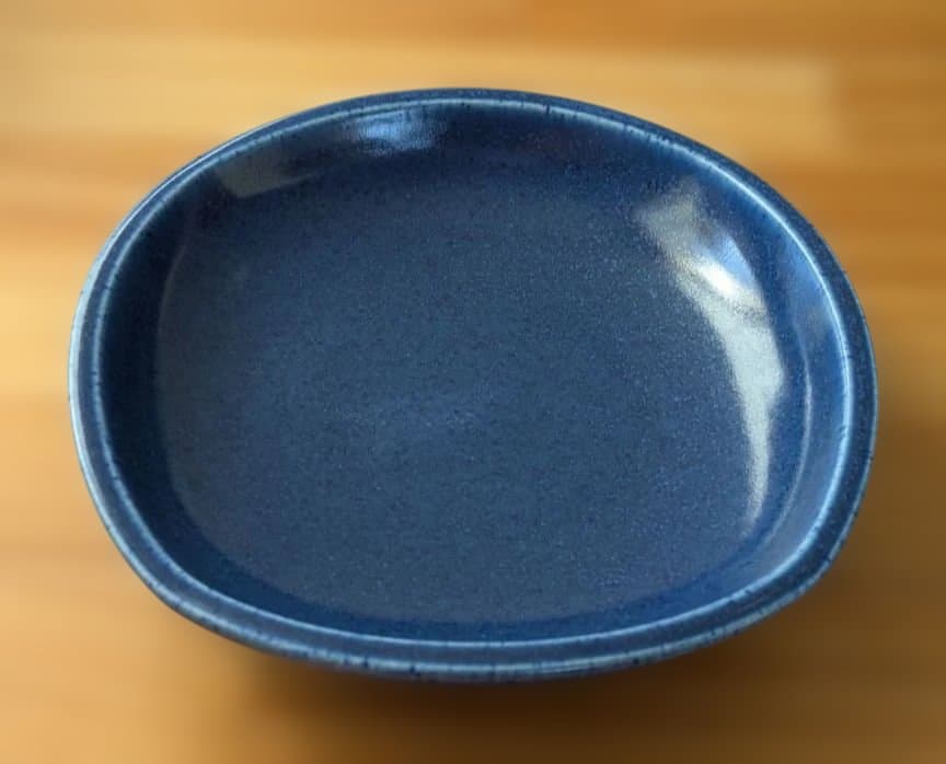 ベルント・フリーベリ　Gustavsberg　グスタフスベリ社　ボウル　青 ベルント・フリーベリ（Berndt Friberg） 1957年作 黄金色の優美な