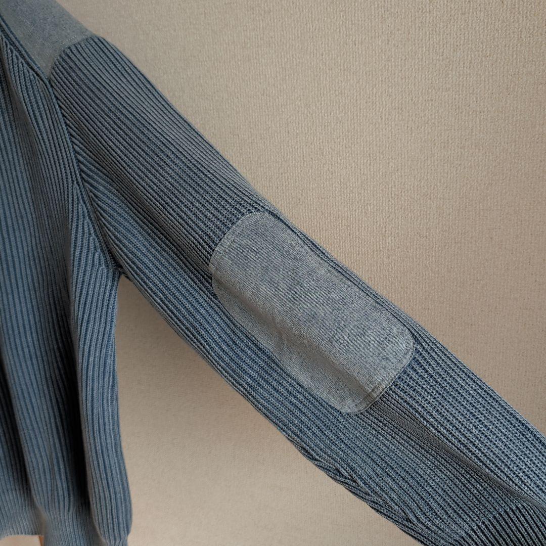 極美品 ナンバーナイン ミリタリーニット リブ編みセーター 厚手