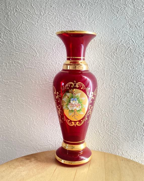 ベネチアングラス 花瓶 - メルカリ