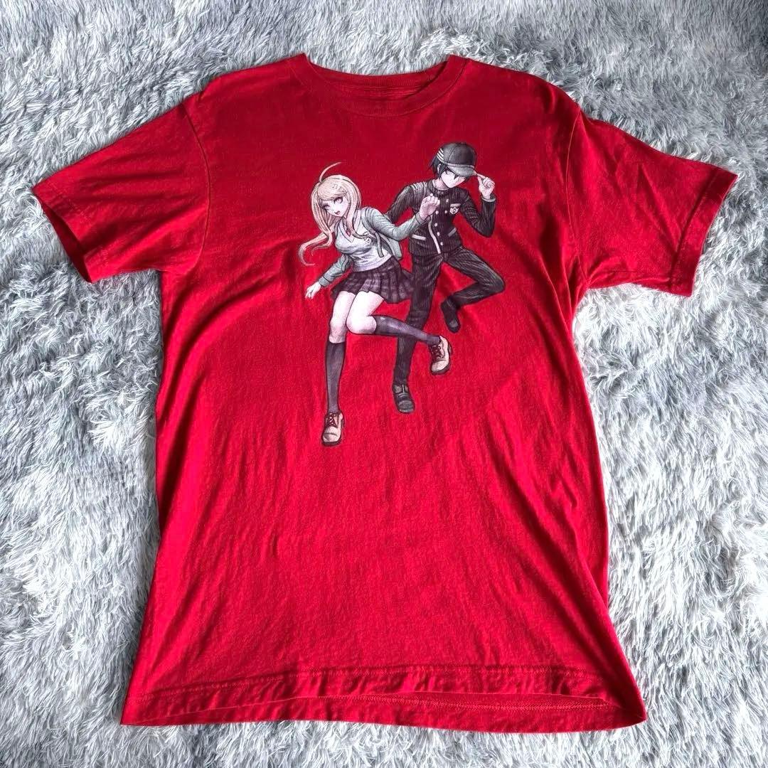 海外 ニューダンガンロンパV3 赤松楓 × 最原終一 Tシャツ 希少 - メルカリ
