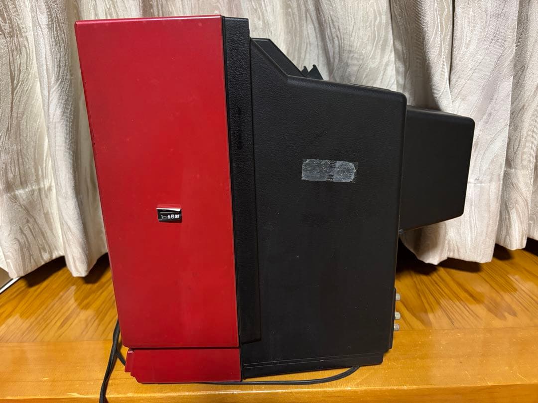 日立 14インチ ブラウン管テレビ B24 TINT レッド 動作品 - メルカリ