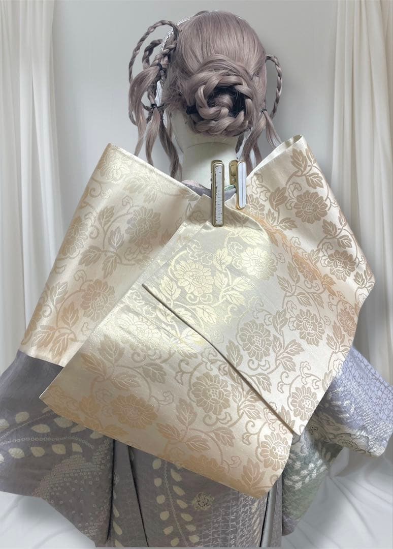 辻ヶ花 作家物 落款入り グレー 振袖 フルセット - メルカリ