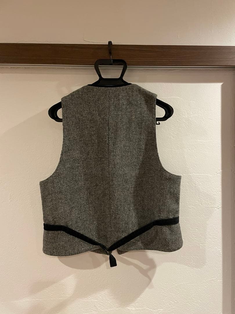 BEAMS Plus ハリスツイード グレー ベスト Lサイズ - メルカリ
