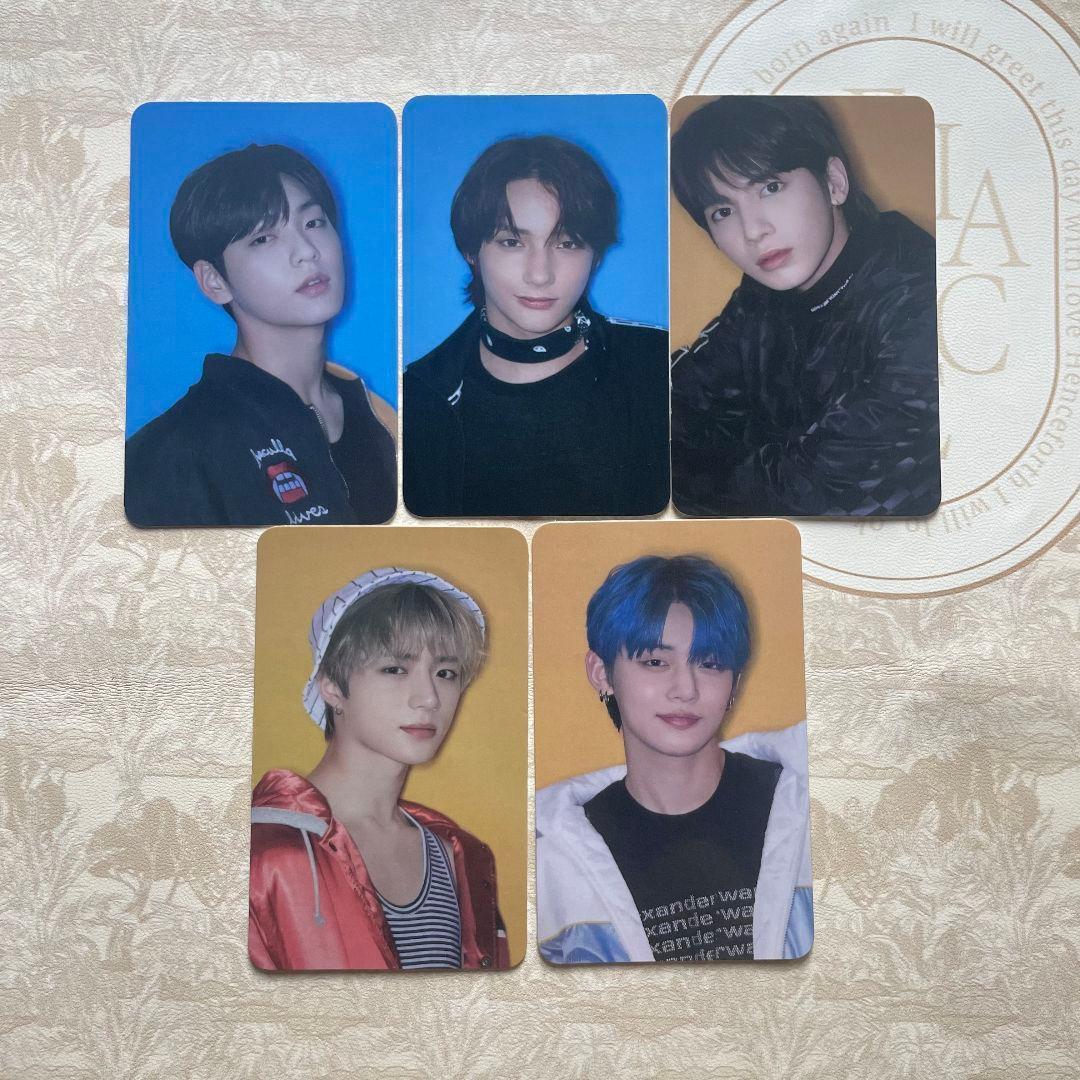 TXT FC magic hour Weply 限定 特典 トレカ 5枚全員 日本デビューシングル「MAGIC HOUR」のジャケット写真 & 店舗別セット