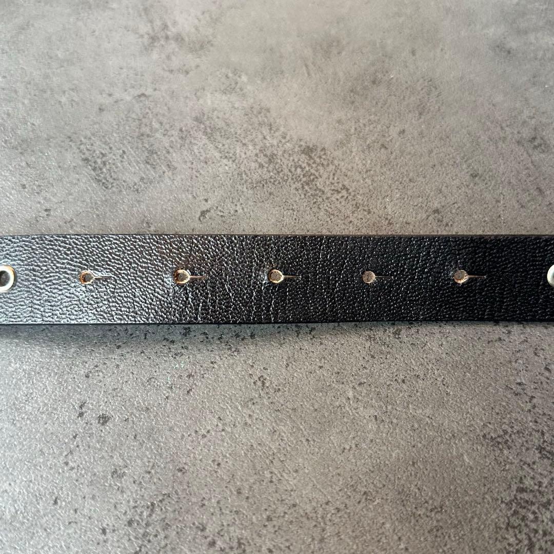 DOLCE&GABBANA y2k 00s ロック ロゴ レザーベルト