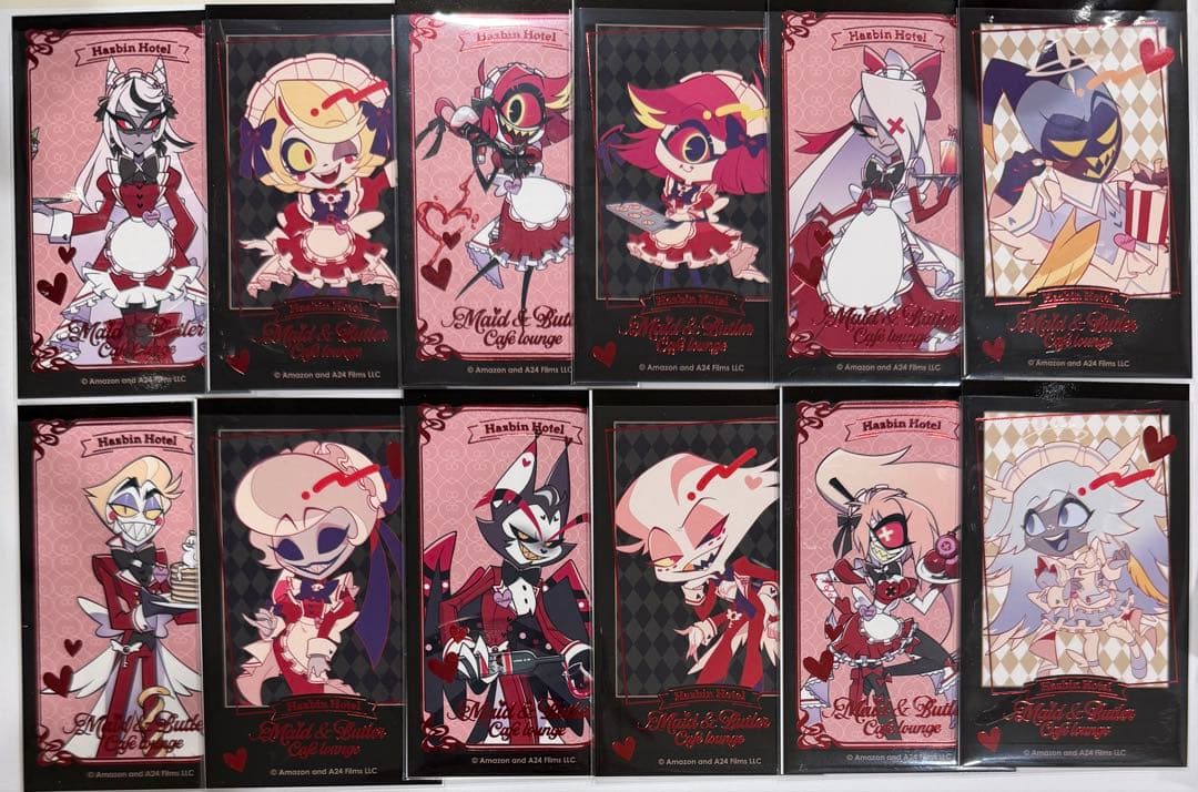 ハズビン•ホテル 箔押しカード アニメイトカフェ - メルカリ