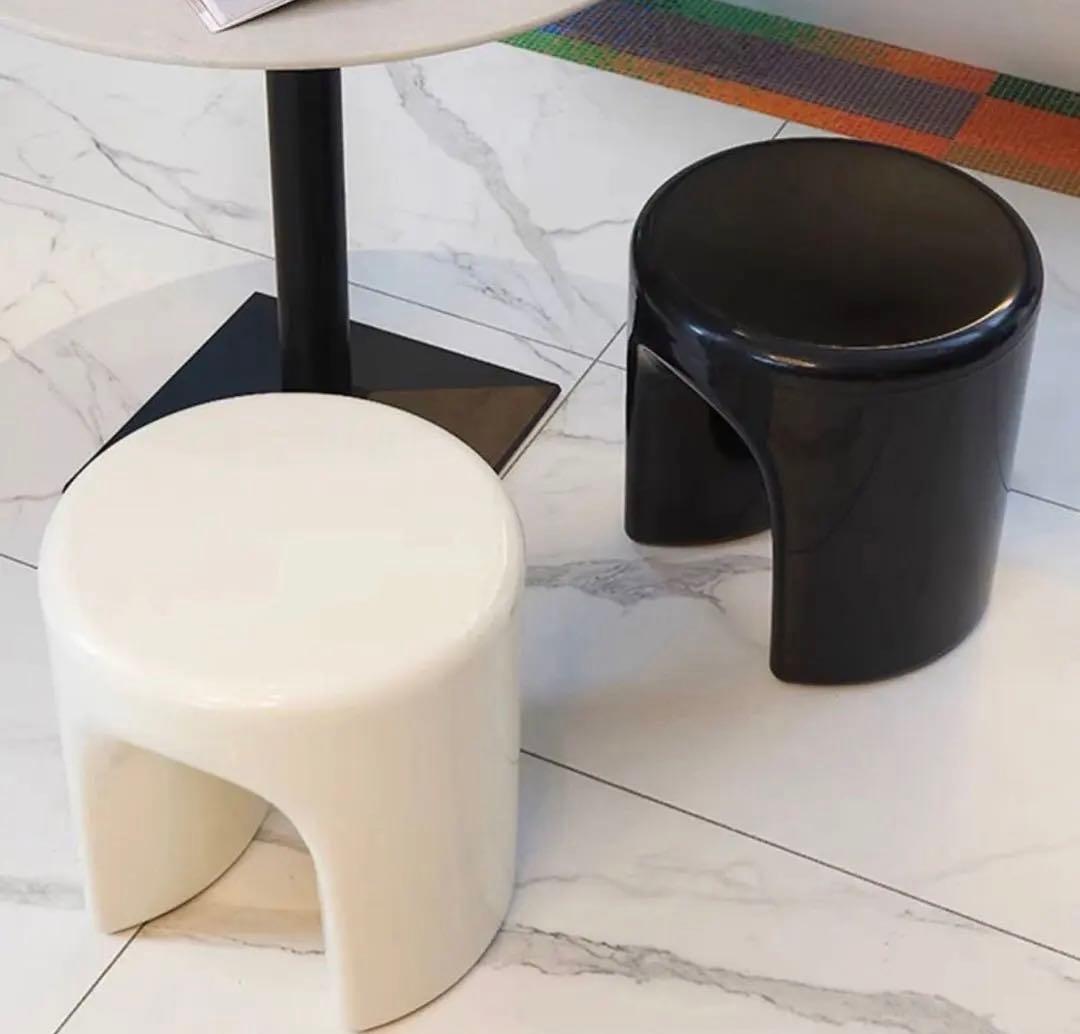 VeroMan ラウンドスツールサイドテーブル ミッドセンチュリースペース