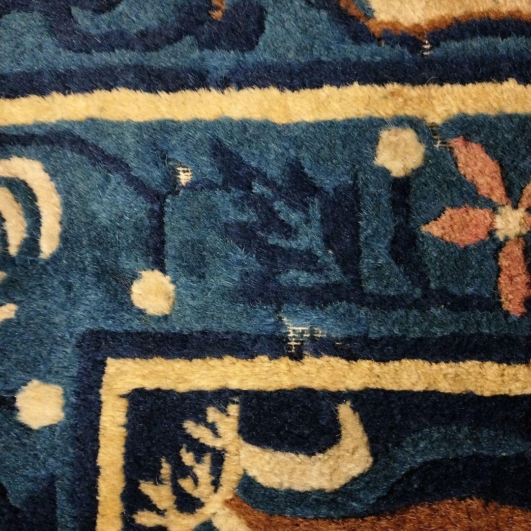 再再再お値下げ アンティーク絨毯 清朝 鍋島緞通 赤穂 Muni 265✕165