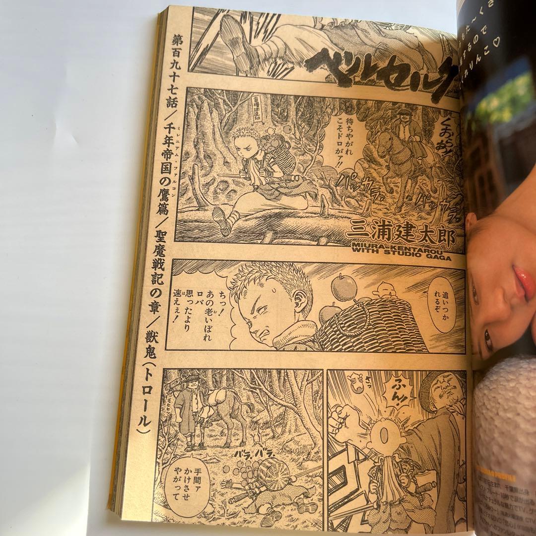 三浦建太郎「ベルセルク」掲載 『ヤングアニマル』2002年6号 - メルカリ