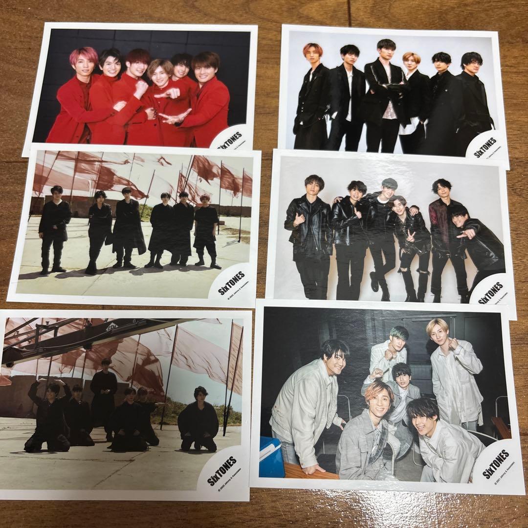 SixTONES 公式写真 集合 写真 セット売り まとめ売り 10枚 セット