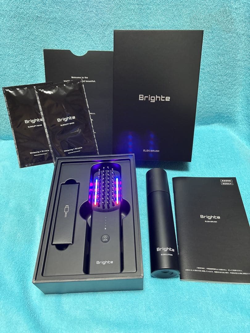 今日だけ‼️ 【正規品】ブライト　エレキブラシ　エレキローション付き Amazon.co.jp: 【佐々木希 アンバサダー】Brighte ブライト ELEKI