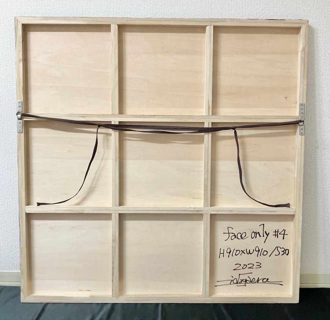 原画 絵画 F30 人物画 アクリル画 現代アート 細密画 大型 一点物