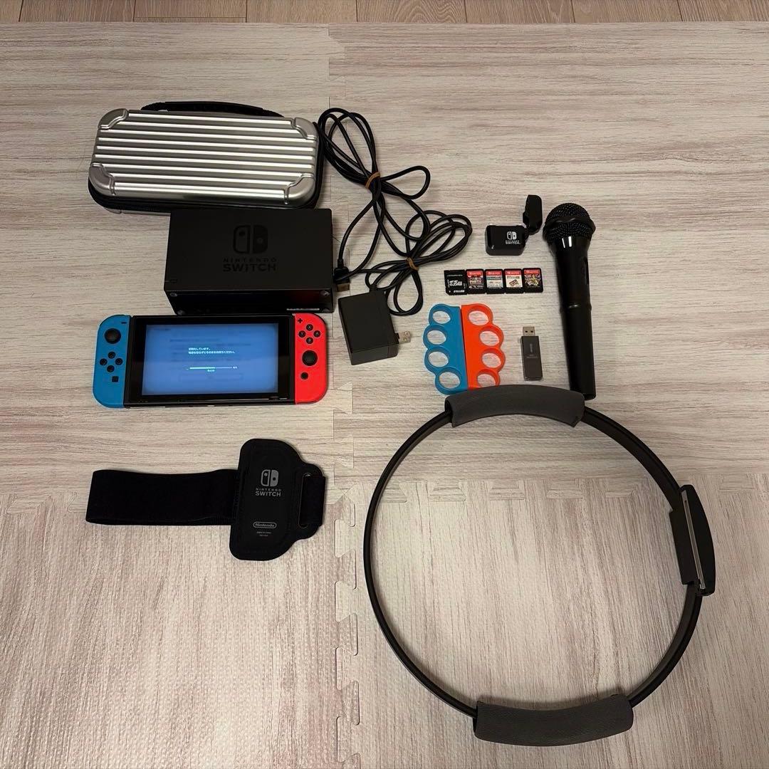d*2様 Nintendo Switch 本体+周辺機器+カセット４種類 デンキチWeb / 【在庫限り】任天堂 Nintendo ゲーム機本体 Nintendo