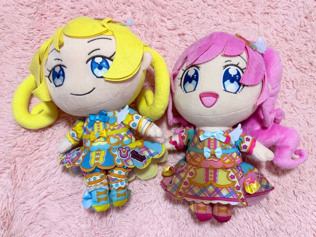キラッと☆プリチャン 桃山みらい 萌黄えも ぬいぐるみ セット売り