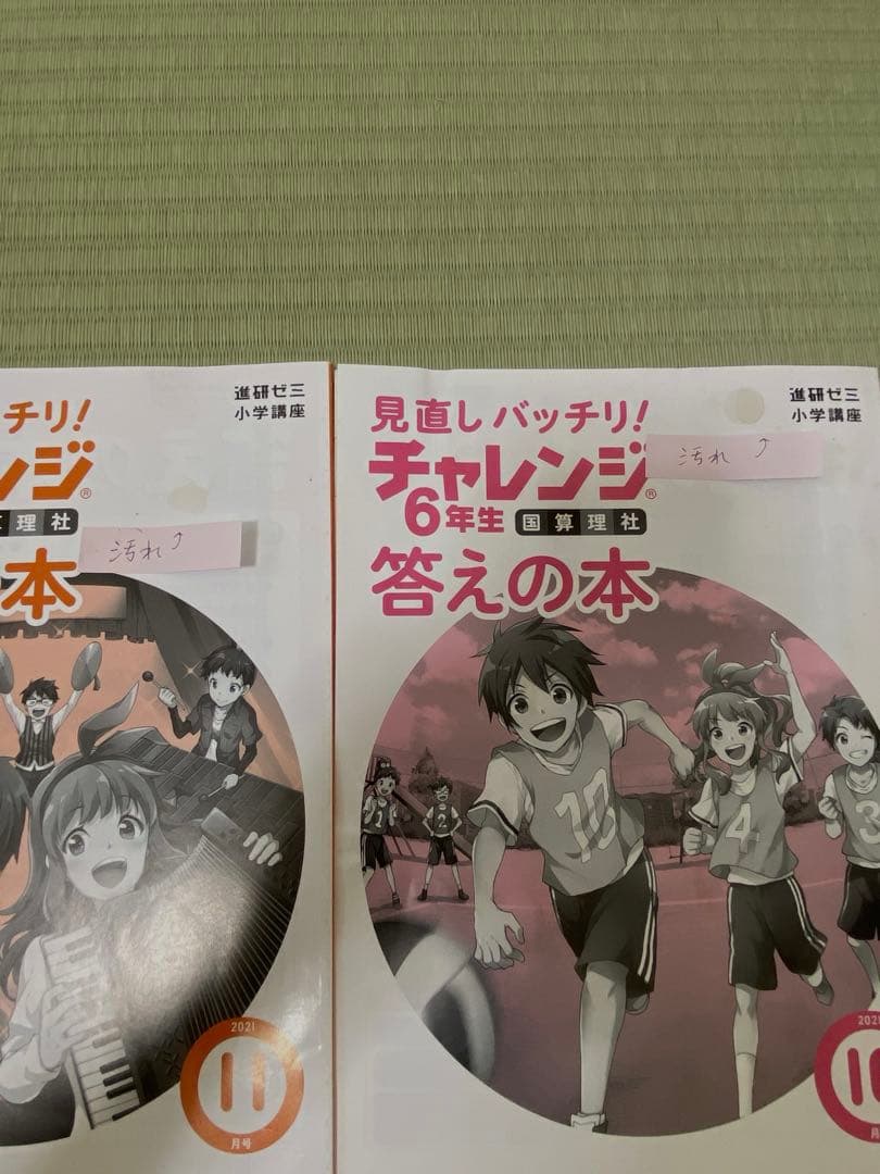 未使用 チャレンジ 6年生 2021年4月〜2022年3月 進研ゼミ 小学講座