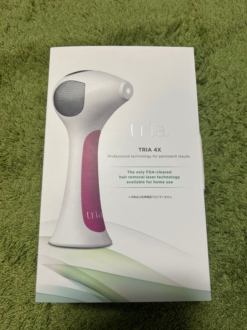 TRIA 4X 脱毛器 ホワイト/ピンク 楽天市場】脱毛器 レーザー脱毛器 トリア 4X メンズ レディース 家庭用