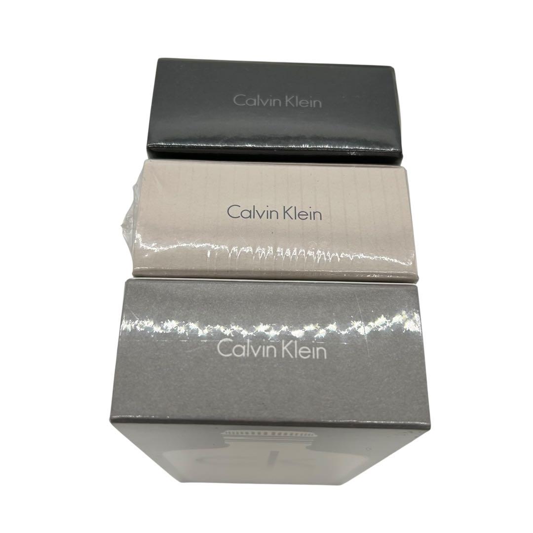 未開封 カルバンクライン オードトワレ 100ml 3本セット 中古2本おまけ