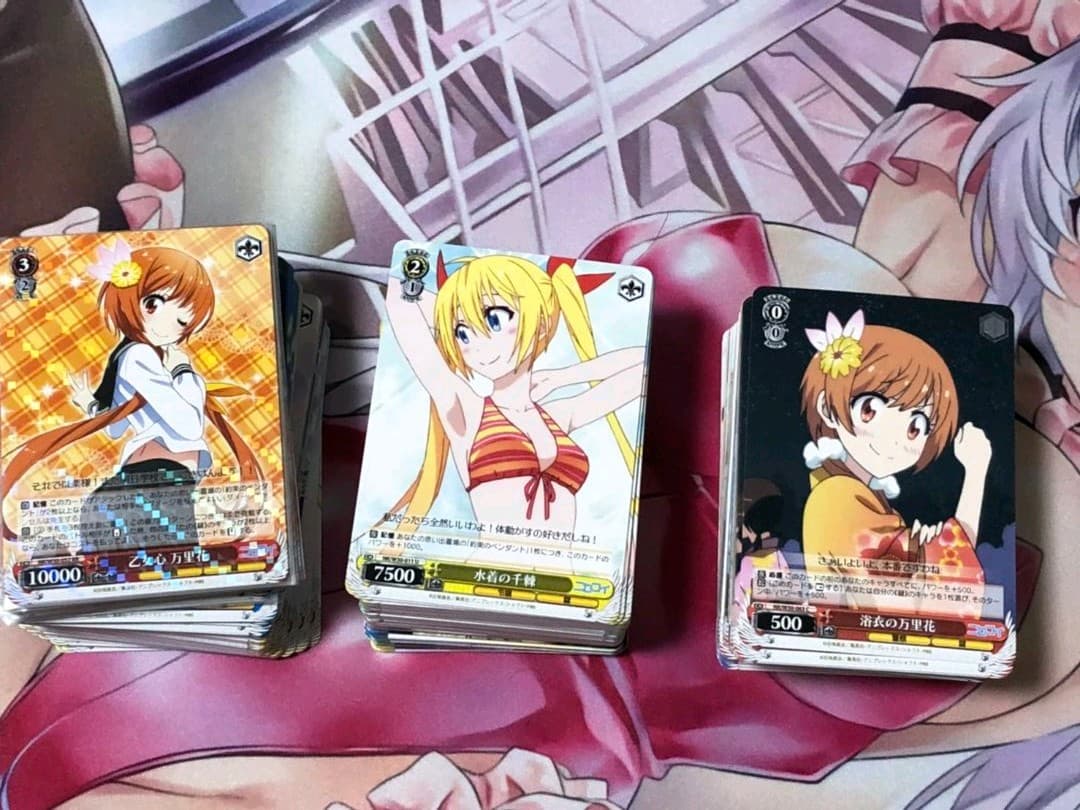 ニセコイ ヴァイスシュヴァルツ デッキ 万里花 千棘 小咲 サイン