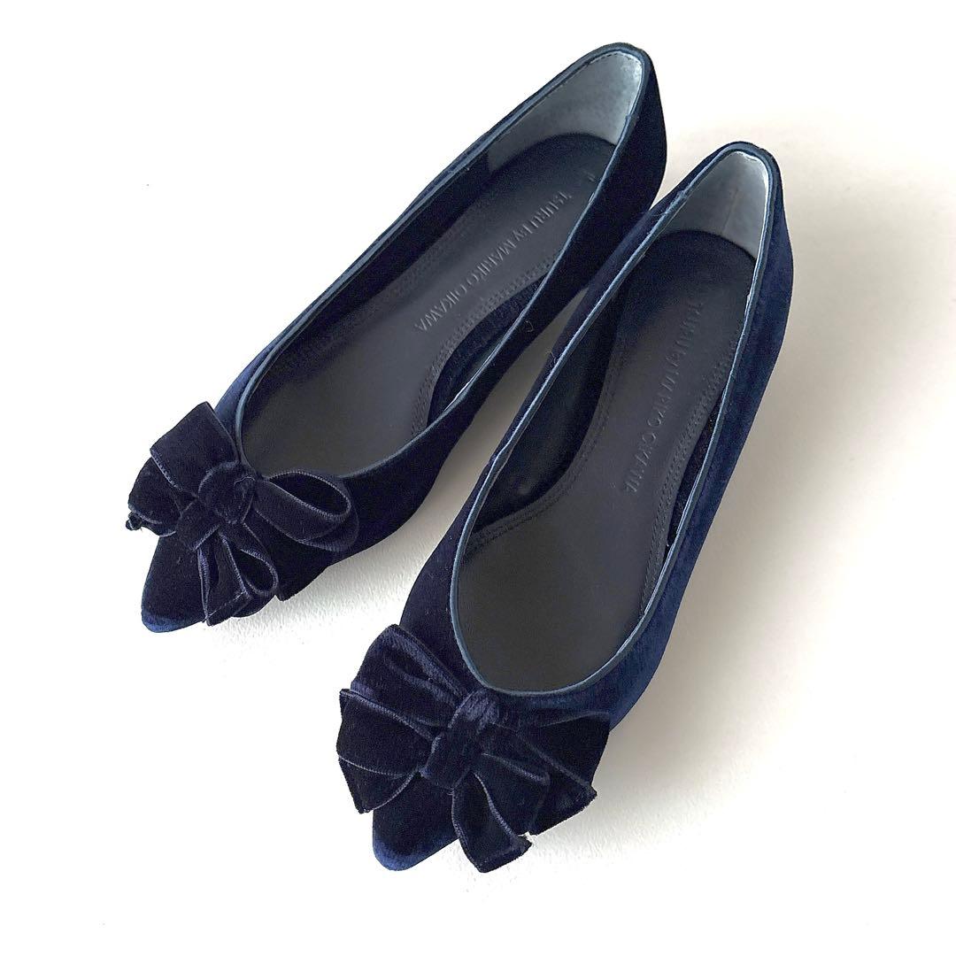 未使用　ツル By マリコオイカワ　ダブルリボン　フラットパンプス　37 楽天市場】TSURUBYMARIKOOIKAWA(ツルバイマリコオイカワ)（パンプス