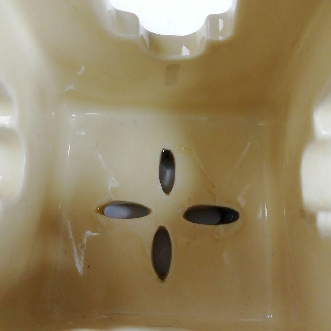 W102 蓋置 『長崎三彩』『天主堂 江口秀山 作』 共箱 茶道具