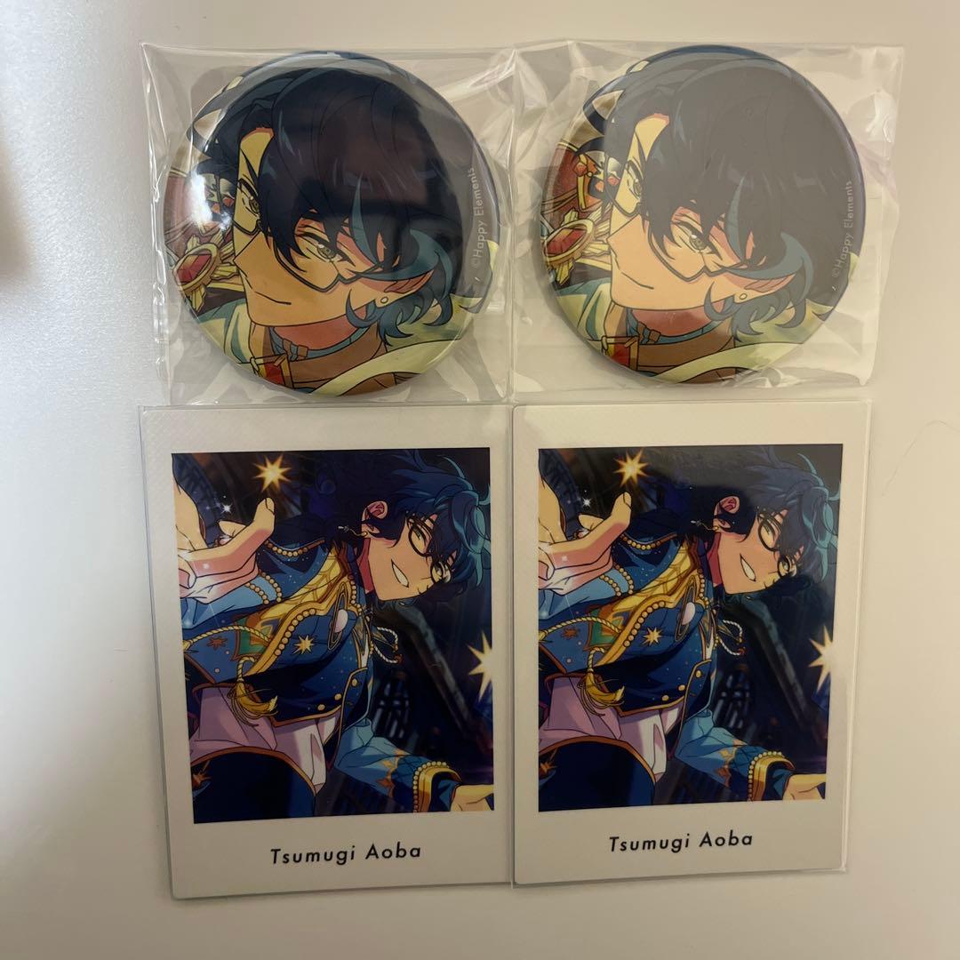 あんスタ 缶バッジ コレ缶 Jun. 青葉つむぎ つむぎ ぱしゃっつ - メルカリ