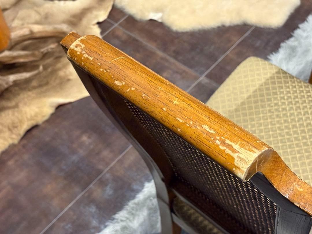 高級 DREXEL ドレクセル アンティーク ヴィンテージ かごめ編み YS