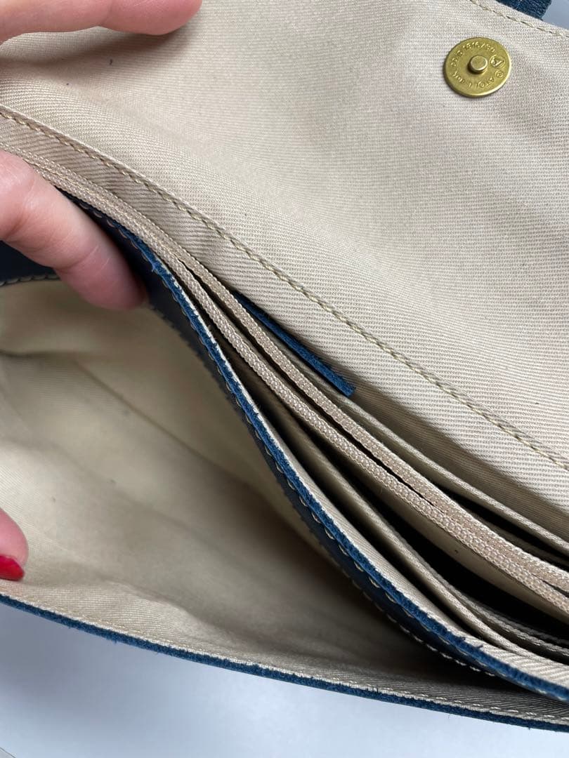 キソラ⭐︎ネイビー レザー ショルダーバッグ