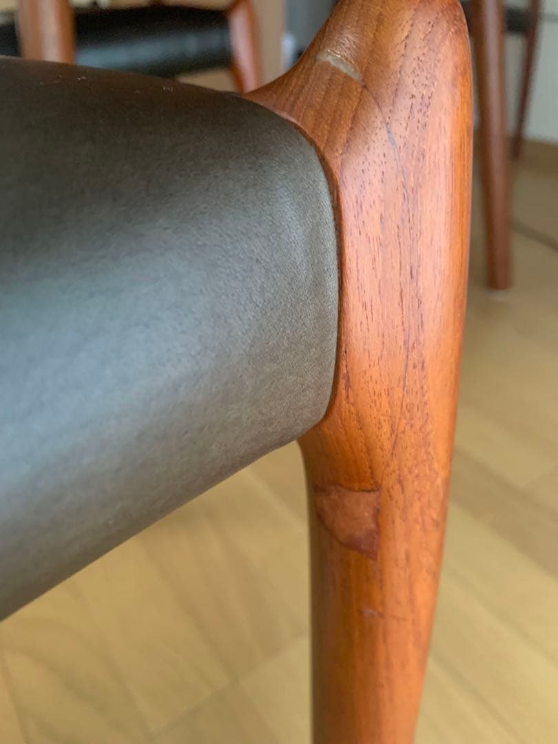 北欧 ヴィンテージチェア J.L.Moller (JLモラー） NO.78本革